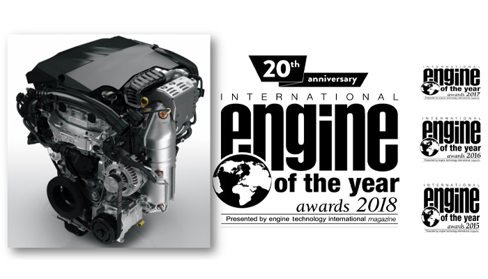 Турбированный бензиновый двигатель PureTech Группы PSA награжден титулом «Двигатель 2018 года»